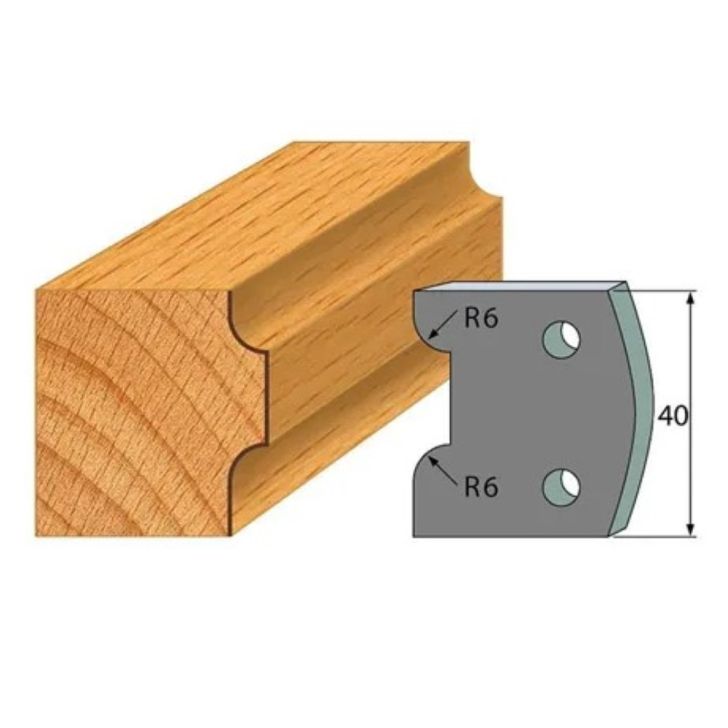 Anti-knife profile №.063-2 pcs. 40x4 mm SP