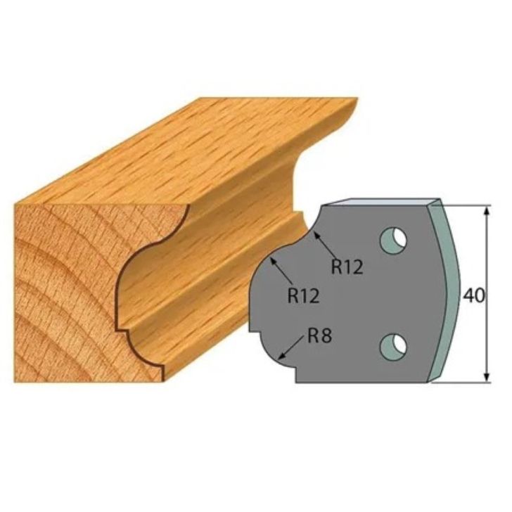 Anti-knife profile №.061-2 pcs. 40x4 mm SP