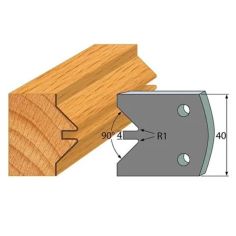 Anti-knife profile №.071-2 pcs. 40x4 mm SP