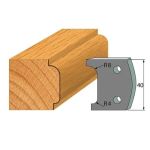 Anti-knife profile №.070-2 pcs. 40x4 mm SP