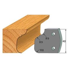 Anti-knife profile №.068-2 pcs. 40x4 mm SP