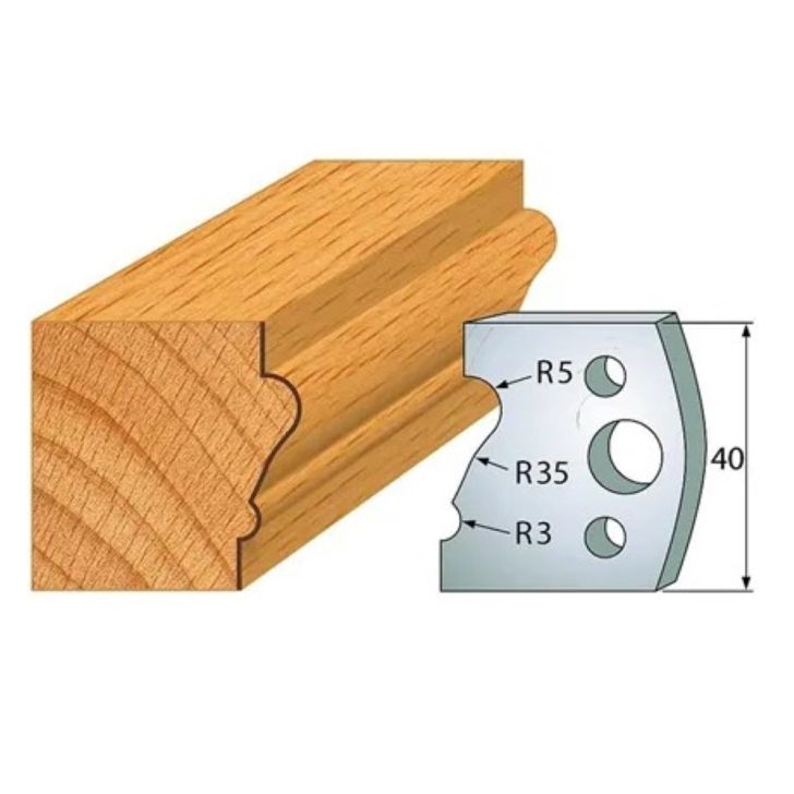 Profile knife profile №.081-2 pcs. 40x4 mm SP