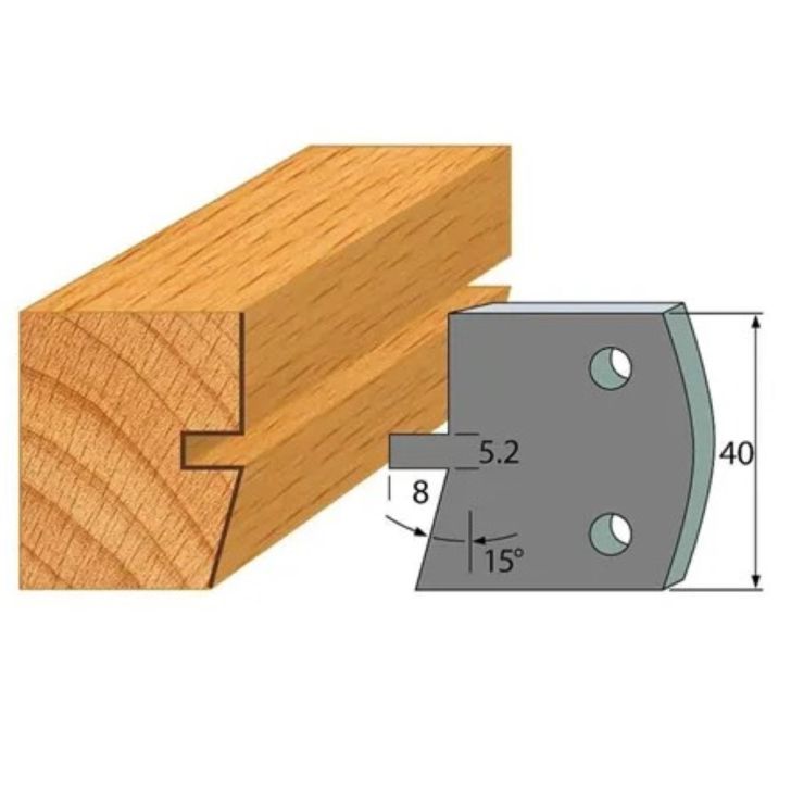 Pretnazis profils №.086-2gab. 40x4 mm SP