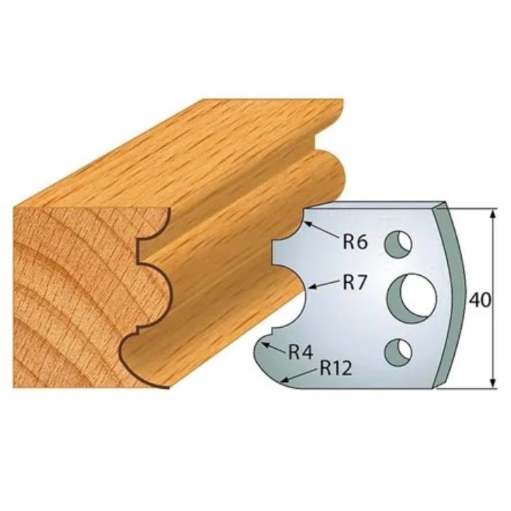 Profile knife profile №.088-2 pcs. 40x4 mm SP