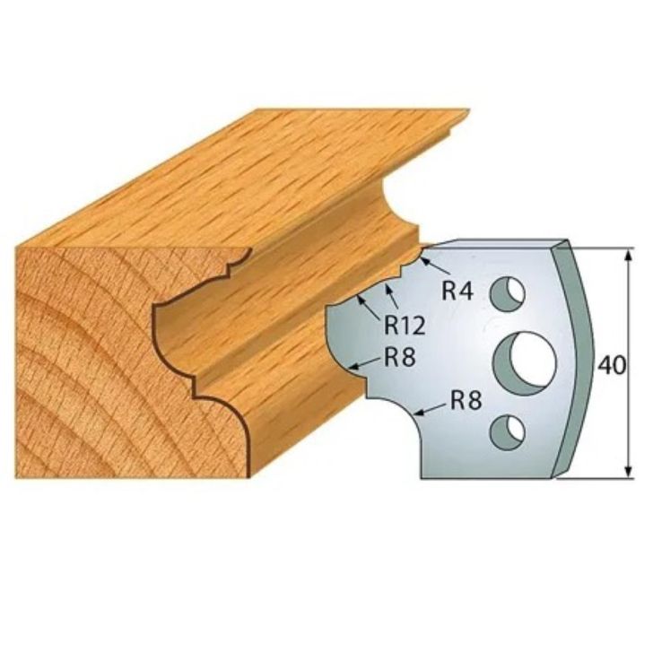 Profile knife profile №.089-2 pcs. 40x4 mm SP