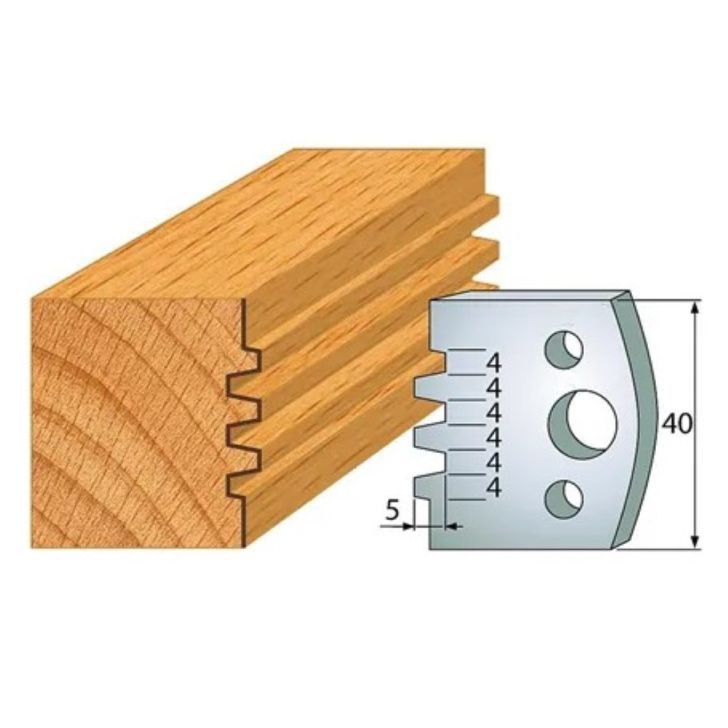 Profile knife profile №.076-2 pcs. 40x4 mm SP