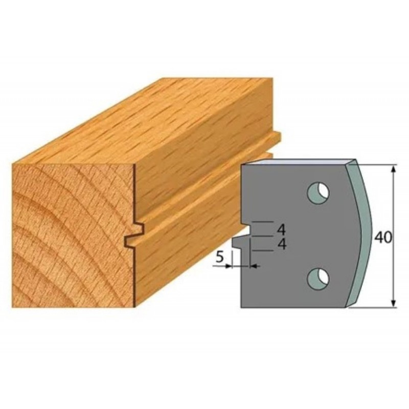 Pretnazis profils №.074-2gab. 40x4 mm SP