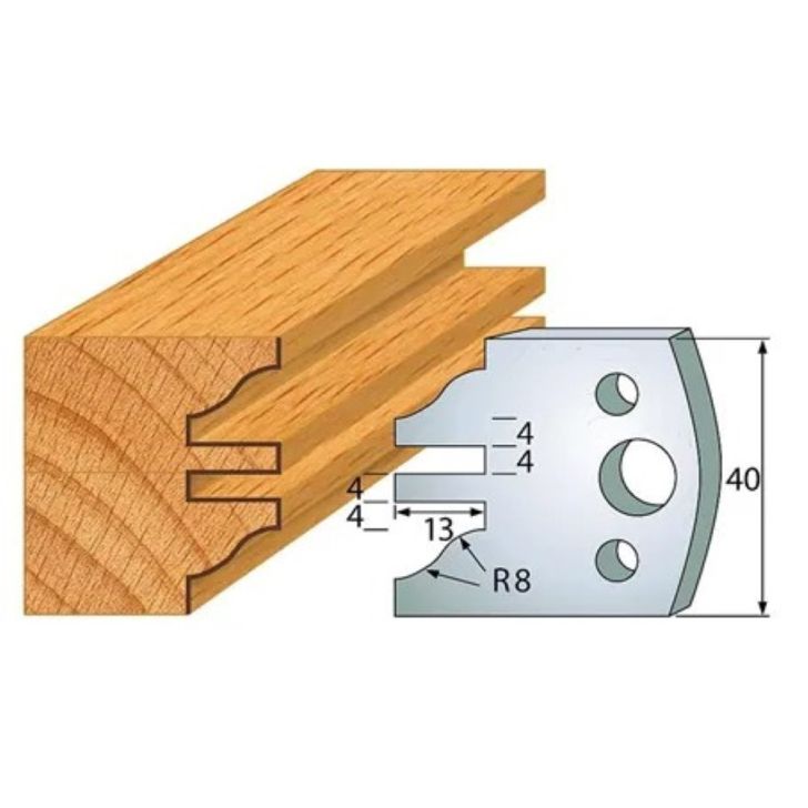 Profile knife profile №.097-2 pcs. 40x4 mm SP