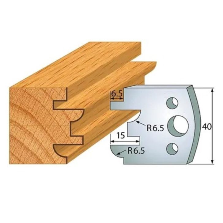 Profile knife profile №.096-2 pcs. 40x4 mm SP