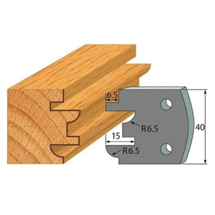 Anti-knife profile №.096-2 pcs. 40x4 mm SP