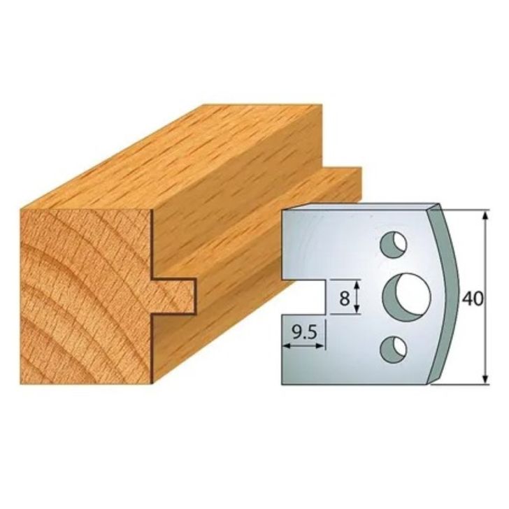 Profile knife profile №.095-2 pcs. 40x4 mm SP