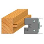 Anti-knife profile №.095-2 pcs. 40x4 mm SP