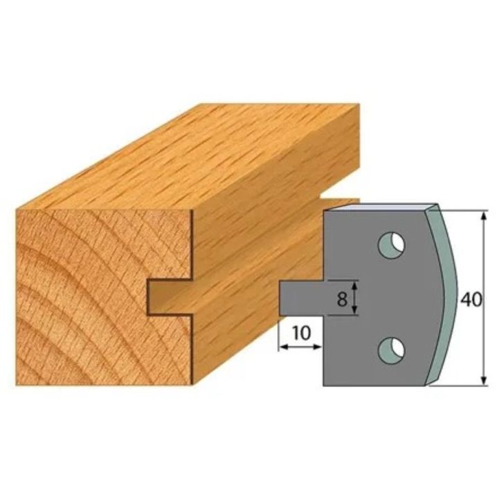 Anti-knife profile №.094-2 pcs. 40x4 mm SP