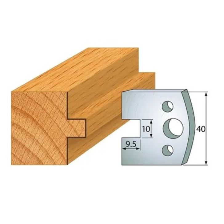 Profile knife profile №.092-2 pcs. 40x4 mm SP