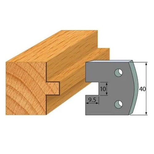 Pretnazis profils №.092-2gab. 40x4 mm SP