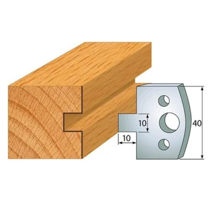 Profile knife profile №.091-2 pcs. 40x4 mm SP