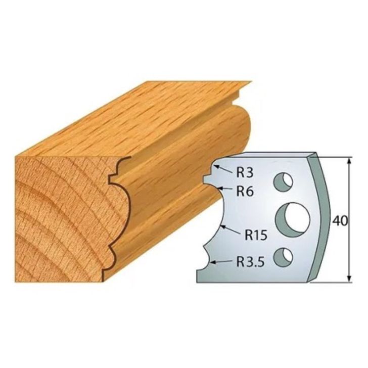 Profile knife profile №.104-2 pcs. 40x4 mm SP