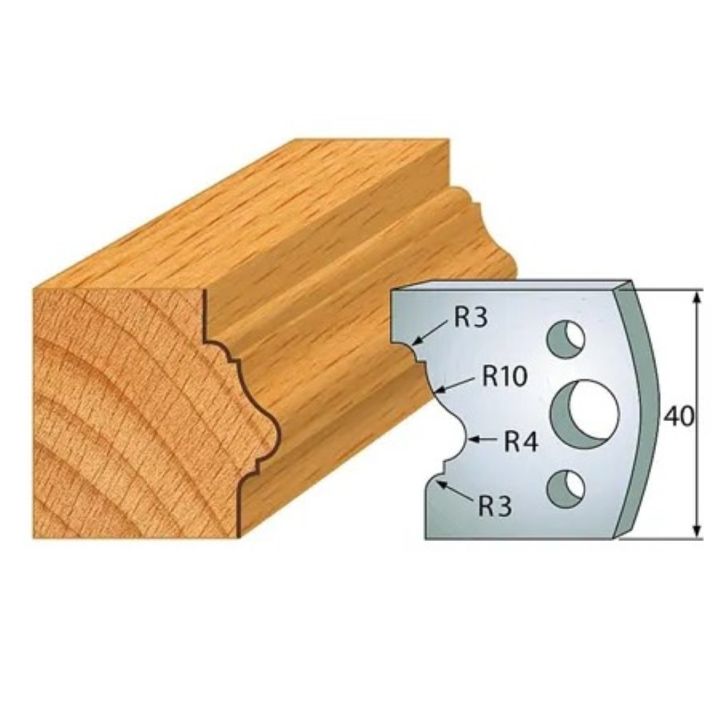 Profile knife profile №.102-2 pcs. 40x4 mm SP