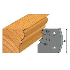 Anti-knife profile №.101-2 pcs. 40x4 mm SP