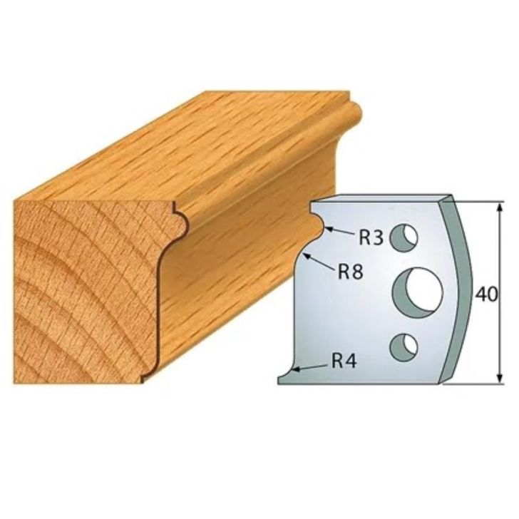 Profile knife profile №.110-2 pcs. 40x4 mm SP