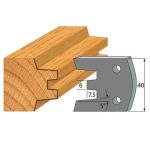 Anti-knife profile №.113-2 pcs. 40x4 mm SP