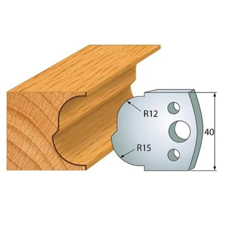 Profile knife profile №.115-2 pcs. 40x4 mm SP