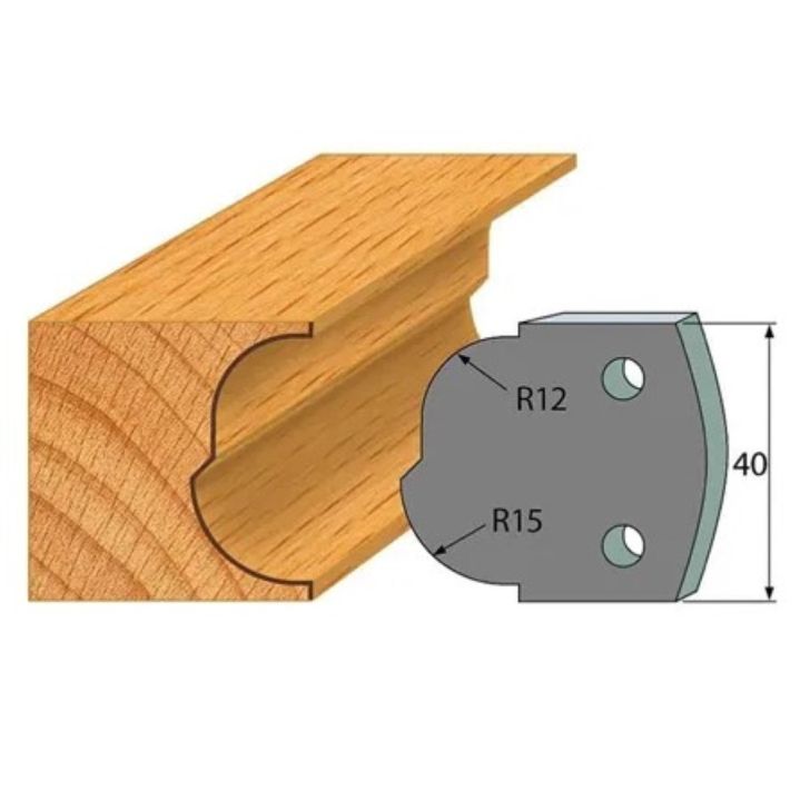 Anti-knife profile №.115-2 pcs. 40x4 mm SP