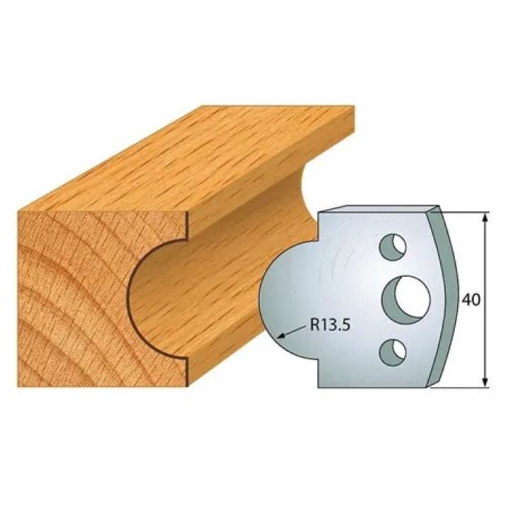 Profile knife profile №.118-2 pcs. 40x4 mm SP