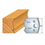 Profile knife profile №.128-2 pcs. 40x4 mm SP