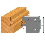 Anti-knife profile №.134-2 pcs. 40x4 mm SP