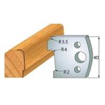 Profile knife profile №.130-2 pcs. 40x4 mm SP