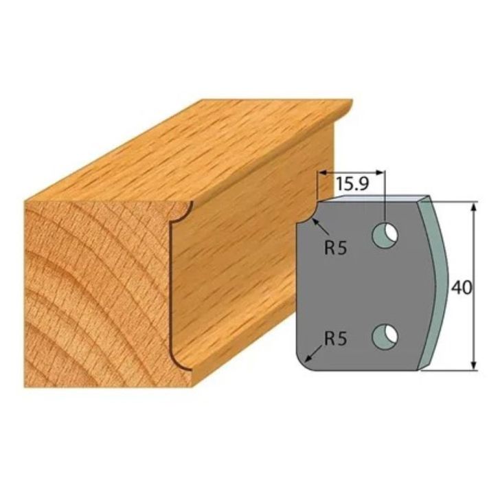 Anti-knife profile №.172-2 pcs. 40x4 mm SP