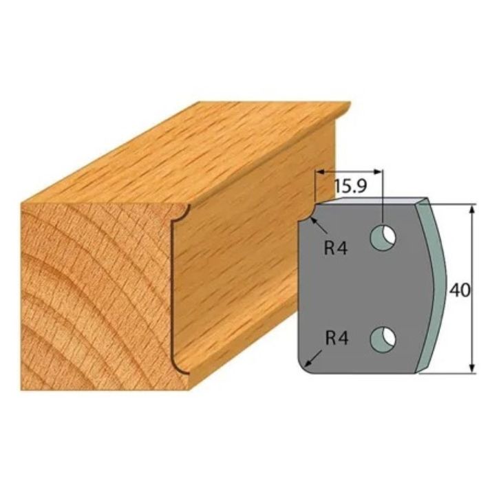 Anti-knife profile №.171-2 pcs. 40x4 mm SP