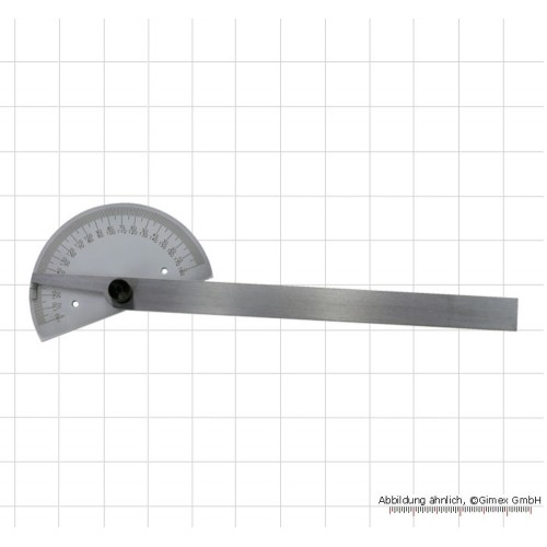 Leņķmērs 0 - 180°, 80 x 160 mm