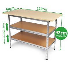Work table Uwe 120cm 2