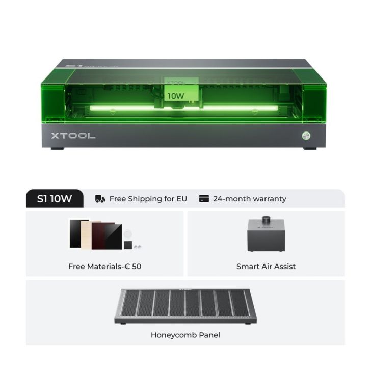 XTOOL S1 – 10 Вт