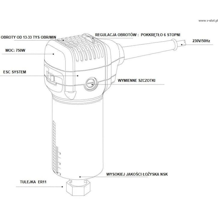 CNC Spindle Router11 750W