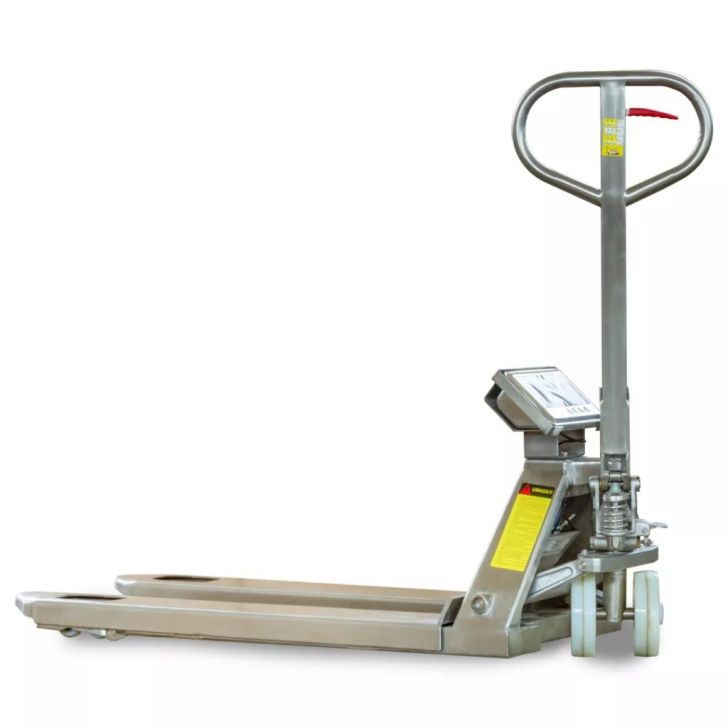 Pallet truck with scales 1210 mm, 2500 kg, NE