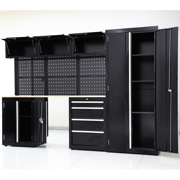 Workshop furniture set XL 260 cm 9 parts