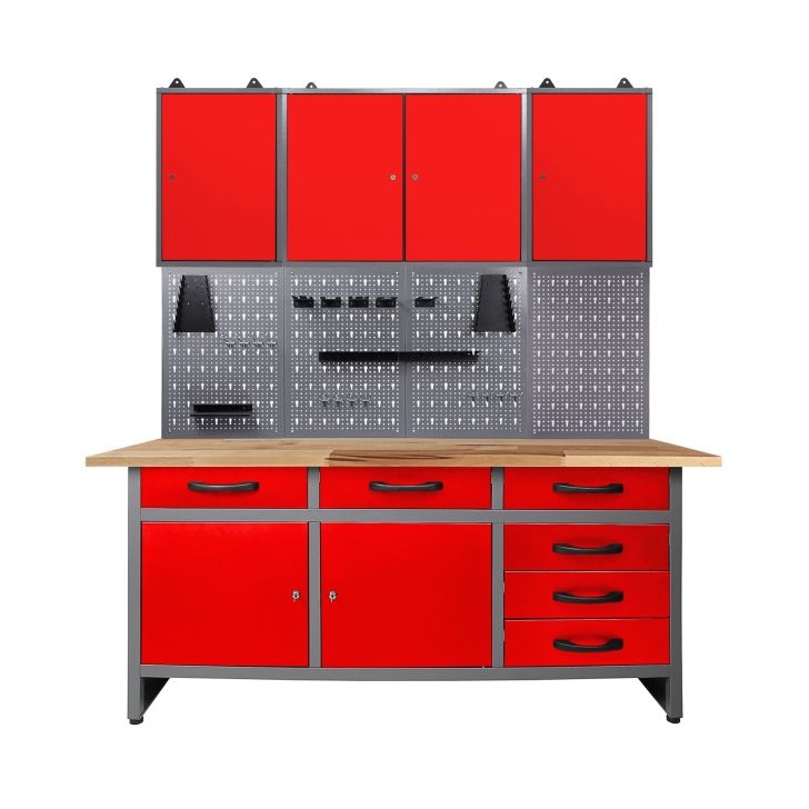 Workbench Karsten 160 cm 3 cabinets