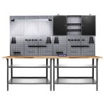Work desk Basic 240cm complete LED Bluetooth & socket