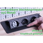 Darba galds LED Bluetooth un ligzda