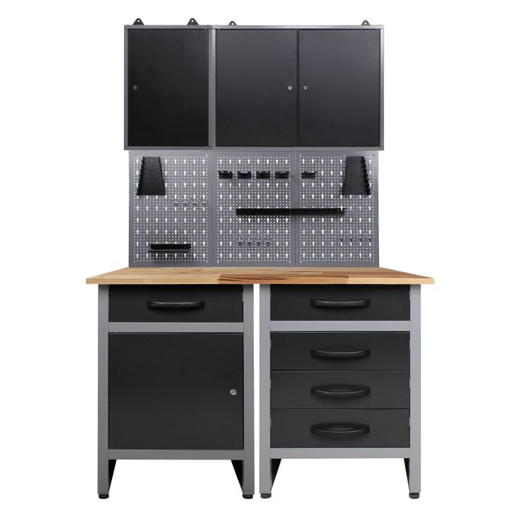 Work table 120 cm 2 cabinets