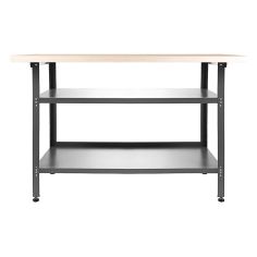 Workbench Nobbi 120 cm with perforated wall 2