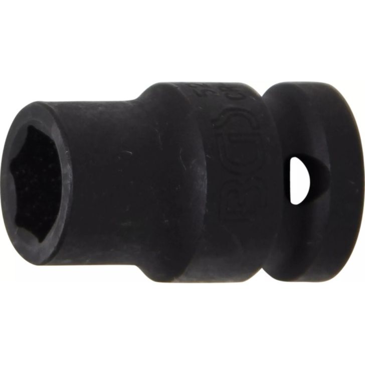 Impact socket wrench 12 mm, short, 1/2&quot;