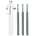 HSS 1,0mm spirālurbji, komplekts no 3 gab, PROXXON MICROMOT System, smalkmehāniķiem