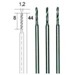 Спиральные свёрла HSS 1,2 мм, набор из 3 шт., система PROXXON MICROMOT, для точной механики