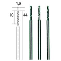 HSS 1.6mm twist drills, set of 3, PROXXON MICROMOT System, for precision mechanics