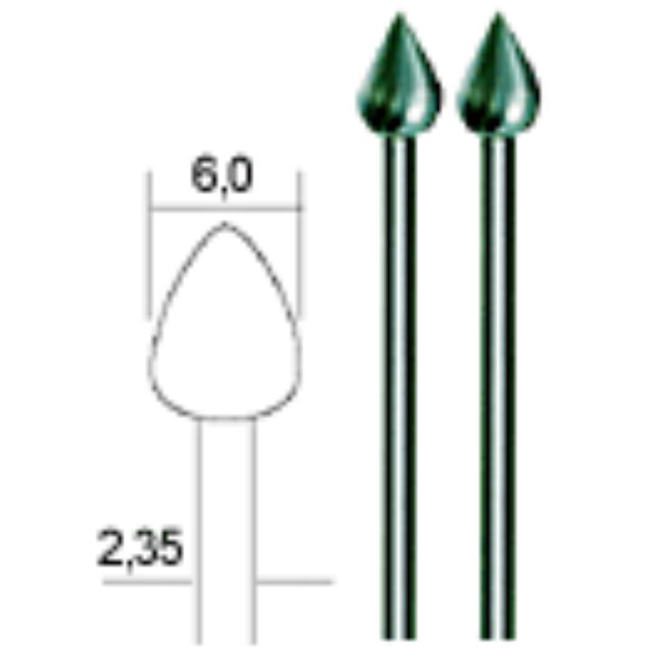 Сверла вольфрам-ванадиевые 6,0 мм, набор, 2 шт, Система PROXXON MICROMOT, для точной механики
