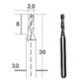 Cietkausējuma frēze 2,0 mm, PROXXON MICROMOT System, smalkmehāniķiem